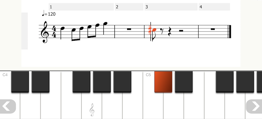 Music Notation User Guide Noteflight Music Notation Software - if you are not on a touch device you can only click one note at a time however you may hold down the shift key while clicking to add notes to a